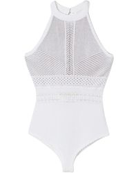 Twinset - Eleganter Bodysuit Mit Spitze - Lyst