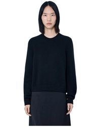 KHAITE - Truien & Vesten ,Zwart ,Kasjmier Luxe Kasjmier Top - Lyst