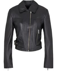 ARMANI EXCHANGE - Leather Jackets - Lyst