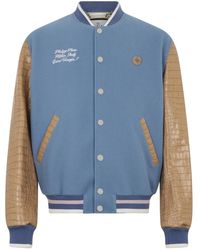 Philipp Plein - Varsity Bomber Cocco Sleeves Milan - Lyst