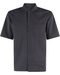 Herno - Blauw Casual Shirt Voor Mannen - Lyst