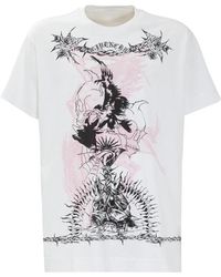 Givenchy - Weißes baumwoll-t-shirt ss22 - Lyst