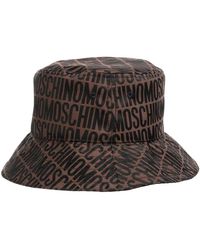 Moschino - Logo hut - mehrfarbiges muster - Lyst