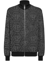 Philipp Plein - Jacquard Jogging Jacket Ls Monogram - Lyst