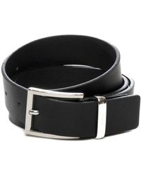 Guess - Accessoires ,Zwart ,Leer Minimalistische Leren Riem - Lyst