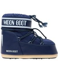 Moon Boot - Nylon logo stiefel - Lyst