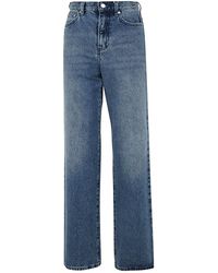 Pantaloni jeansMICHAEL Michael Kors in Denim di colore Blu Donna Abbigliamento da Jeans da Jeans a zampa delefante 