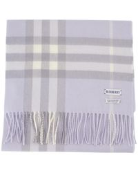 Burberry - Giant Check Scarf - Lyst