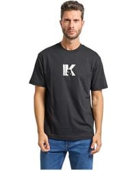 Karl Lagerfeld - T-Shirts Und Polos Schwarz - Lyst