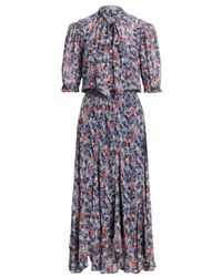 Polo Ralph Lauren - Midi dresses - Lyst