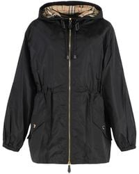Burberry - Windbreaker With Hood - Lyst