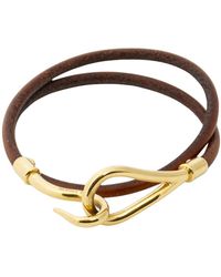 Hermès Jumbo Hook Bracelet - Marron