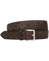 Orciani - Accessoires ,Bruin ,Leer Bruine Leren Riem Met Intrecciato Patroon - Lyst