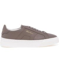 Santoni - Dbs Double Buckle Sneaker - Lyst