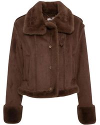 Fracomina - Faux Fur & Shearling Jackets - Lyst