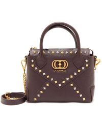 La Carrie - Frivolous Kleine Leder Hand Shopper Tasche - Lyst