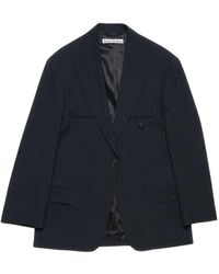 Acne Studios - Blazer À Simple Boutonnage - Lyst