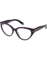 Philipp Plein - Montatura ottica cat eye viola - Lyst