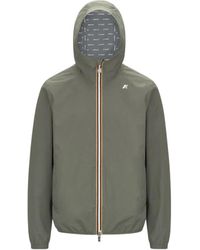 K-Way - Jassen ,Groen ,Nylon Jack Stretch Dot Light Jacket - Lyst