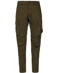 C.P. Company - Stretch Sateen Lens Cargo Pants Ivy 46 - Lyst