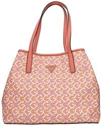 Guess - Tassen ,Rood ,Vikky Ii Tote Bag - Lyst
