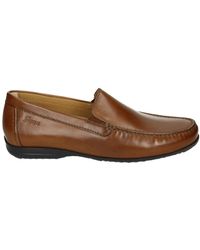 Sioux - Herren Slip-On Schuhe Cognac Leder - Lyst
