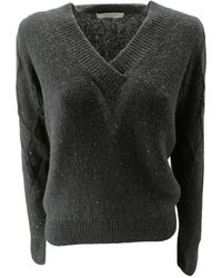 D.exterior - V-Neck Knitwear - Lyst