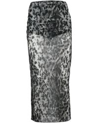 Aniye By - Gonna Shilouette Garzata - Lyst