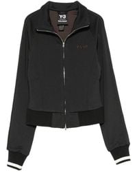 Y-3 - Jassen ,Zwart ,Polyester Track Jacket - Lyst