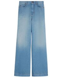 Weekend by Maxmara - Jeans ,Blauw ,Denim Vega Flared Jeans - Lyst