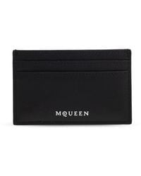 McQueen - Accessoires ,Zwart ,Leer Wallets & Cardholders - Lyst