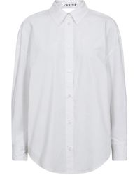 Haute L'Amitié - Twist Bow Shirt Wit Katoen - Lyst