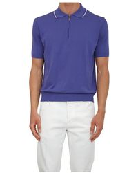 Canali - Polo Shirts - Lyst