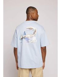 Aeden - Blaues Mais-T-Shirt Für Neo-Stil - Lyst