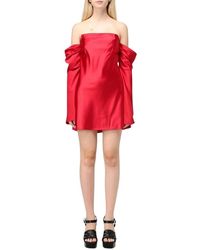 Aniye By - Rotes Off-Shoulder Mini Kleid - Lyst