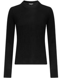 Dondup - Weiches Langarm-T-Shirt Mit Schlitzen - Lyst