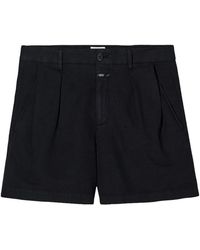 Closed - Cotton And Linen Shorts - Lyst