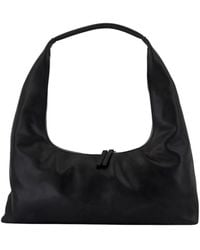 Marge Sherwood - Schwarze Leder Große Schultertasche - Lyst