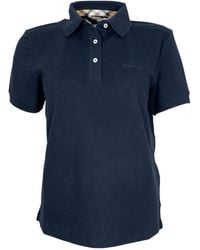Barbour - Tops ,Blauw ,Katoen Bowford Polo Shirt - Lyst