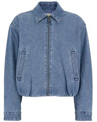 Michael Kors - Jassen ,Blauw ,Denim Denim Bomberjack - Lyst