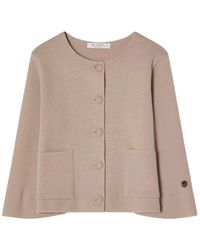 BUSNEL - Truien & Vesten ,Wol Lisa Short Wool Jacket - Lyst