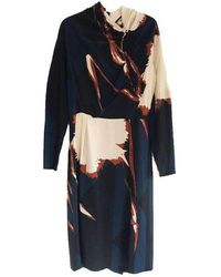 Dries Van Noten Dalat Crepe Dress - Blauw