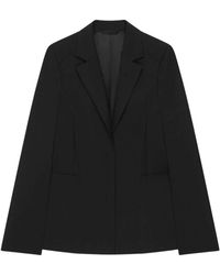 Givenchy - Jassen ,Zwart ,Tailored Notch Lapel Blazer - Lyst