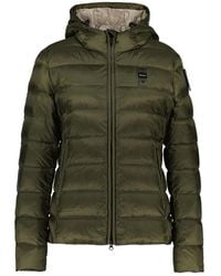 Blauer - Jassen ,Groen ,Nylon Charme Down Jacket - Lyst
