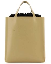 Marni - Khaki leder kleine handtasche - Lyst