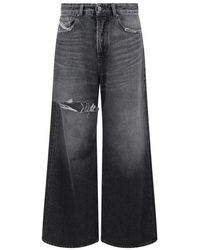 DIESEL - Wide Jeans - Lyst