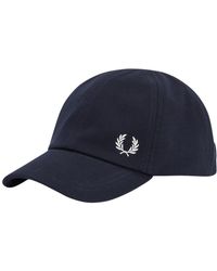 Fred Perry - Classica cappellino pique navy - Lyst
