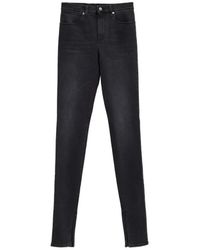 Gucci - Jeans ,Zwart ,Denim Washed Cotton Denim Skinny Pants - Lyst