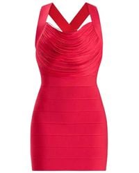 Hervé Léger - Dresses > day dresses > short dresses - Lyst