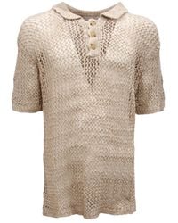 Amaranto - V-Neck Knitwear - Lyst